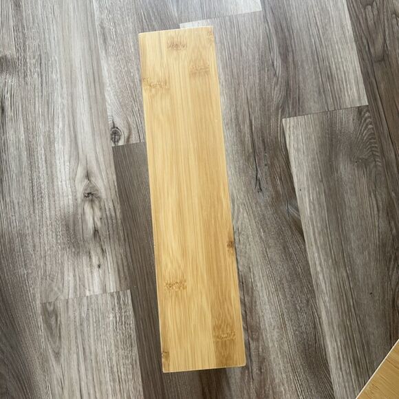 SpaceAid Bamboo Bag Organizer for Kitchen Drawer 13x12x3 Gently Used - Picture 6 of 14